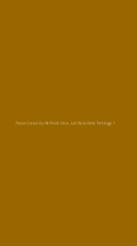 Tampilan Antarmuka Aplikasi Forum Comunity Hk Pools Situs Judi Bola Odds Tertinggi - 1