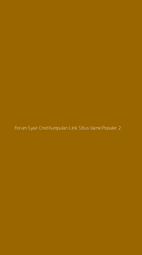 Tampilan Antarmuka Aplikasi Forum Syair Cmd Kumpulan Link Situs Game Populer - 2