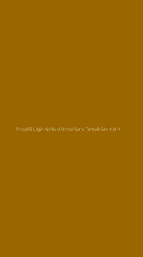 Tampilan Antarmuka Aplikasi Forza88 Login Aplikasi Portal Game Terbaik Android - 4