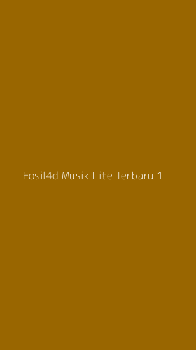 Tampilan Antarmuka Aplikasi Fosil4d Musik Lite Terbaru - 1