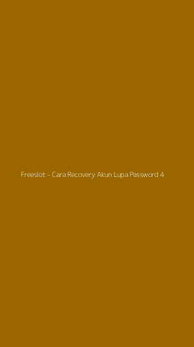 Tampilan Antarmuka Aplikasi Freeslot - Cara Recovery Akun Lupa Password - 4