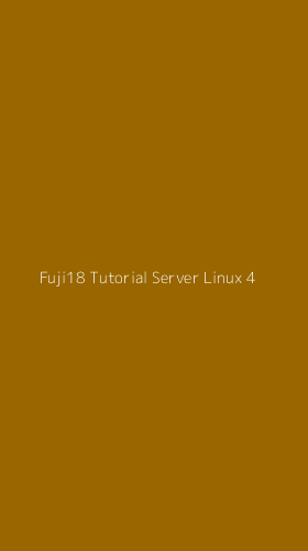 Tampilan Antarmuka Aplikasi Fuji18 Tutorial Server Linux - 4