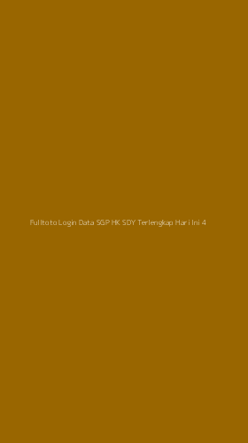 Tampilan Antarmuka Aplikasi Fulltoto Login Data Sgp Hk Sdy Terlengkap Hari Ini - 4