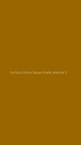 Tampilan Antarmuka Aplikasi Fulltoto Online Desain Grafis Android - 3