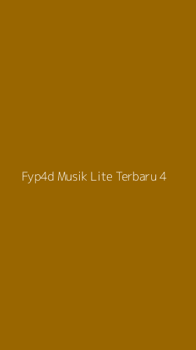 Tampilan Antarmuka Aplikasi Fyp4d Musik Lite Terbaru - 4