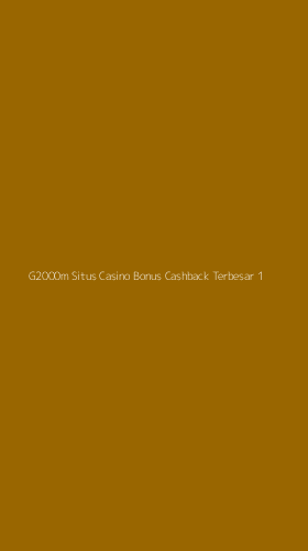 Tampilan Antarmuka Aplikasi G2000m Situs Casino Bonus Cashback Terbesar - 1