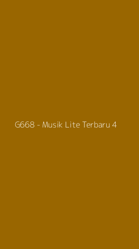 Tampilan Antarmuka Aplikasi G668 - Musik Lite Terbaru - 4