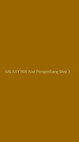 Tampilan Antarmuka Aplikasi Galaxy168 Alat Pengembang Web - 3
