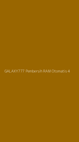 Tampilan Antarmuka Aplikasi Galaxy777 Pembersih Ram Otomatis - 4