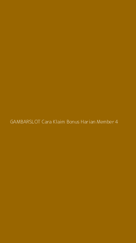 Tampilan Antarmuka Aplikasi Gambarslot Cara Klaim Bonus Harian Member - 4