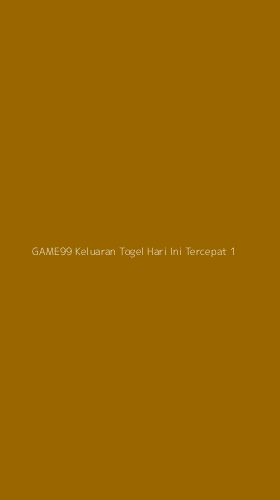 Tampilan Antarmuka Aplikasi Game99 Keluaran Togel Hari Ini Tercepat - 1