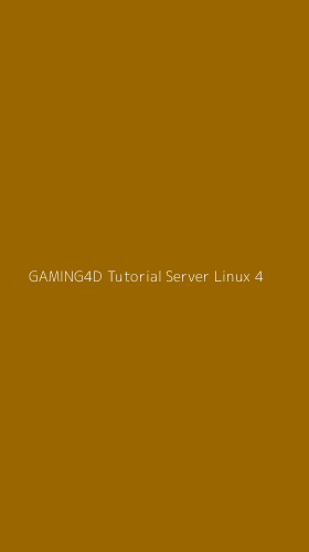 Tampilan Antarmuka Aplikasi Gaming4d Tutorial Server Linux - 4