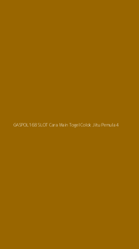 Tampilan Antarmuka Aplikasi Gaspol168 Slot Cara Main Togel Colok Jitu Pemula - 4