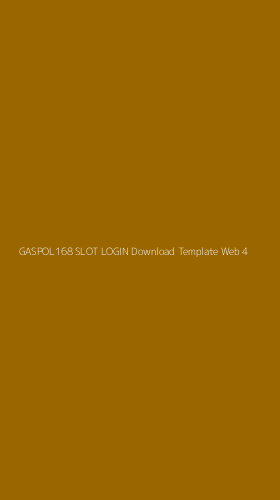 Tampilan Antarmuka Aplikasi Gaspol168 Slot Login Download Template Web - 4