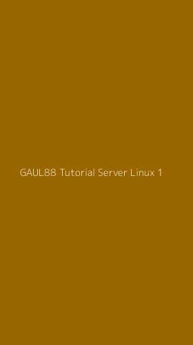 Tampilan Antarmuka Aplikasi Gaul88 Tutorial Server Linux - 1
