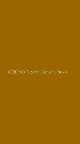 Tampilan Antarmuka Aplikasi Geber4d Tutorial Server Linux - 4