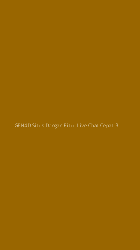 Tampilan Antarmuka Aplikasi Gen4d Situs Dengan Fitur Live Chat Cepat - 3