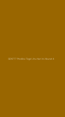Tampilan Antarmuka Aplikasi Gen777 Prediksi Togel Jitu Hari Ini Akurat - 4