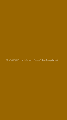Tampilan Antarmuka Aplikasi Gencarqq Portal Informasi Game Online Terupdate - 4