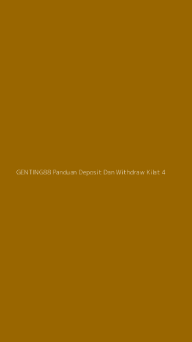 Tampilan Antarmuka Aplikasi Genting88 Panduan Deposit Dan Withdraw Kilat - 4