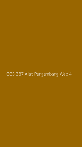 Tampilan Antarmuka Aplikasi Ggs 387 Alat Pengembang Web - 4