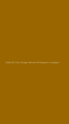 Tampilan Antarmuka Aplikasi Goal4d Situs Dengan Metode Pembayaran Lengkap - 1