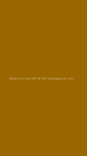 Tampilan Antarmuka Aplikasi Gokilplay Data Sgp Hk Sdy Terlengkap Hari Ini - 2