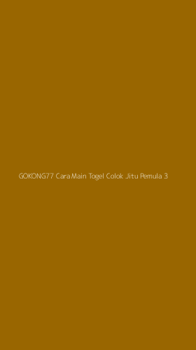 Tampilan Antarmuka Aplikasi Gokong77 Cara Main Togel Colok Jitu Pemula - 3
