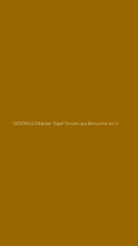 Tampilan Antarmuka Aplikasi Gospin123 Bandar Togel Terpercaya Bonus Harian - 2
