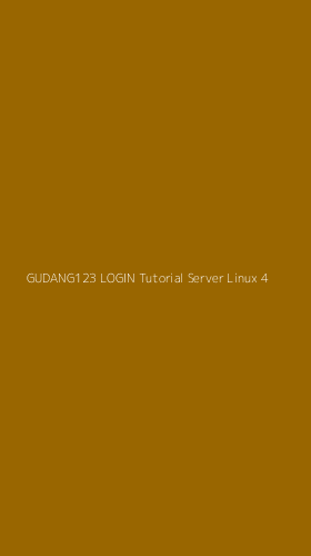 Tampilan Antarmuka Aplikasi Gudang123 Login Tutorial Server Linux - 4
