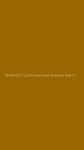 Tampilan Antarmuka Aplikasi Gudang77 Login Download Template Web - 4