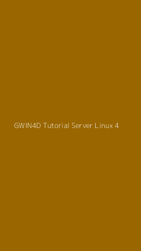 Tampilan Antarmuka Aplikasi Gwin4d Tutorial Server Linux - 4