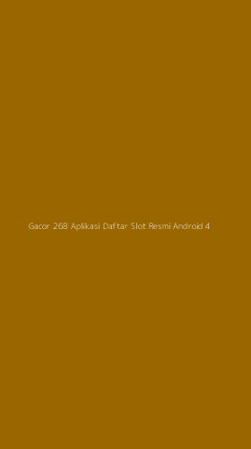 Tampilan Antarmuka Aplikasi Gacor 268 Aplikasi Daftar Slot Resmi Android - 4