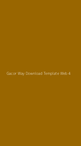 Tampilan Antarmuka Aplikasi Gacor Way Download Template Web - 4