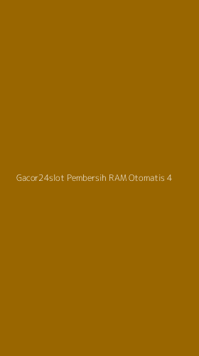 Tampilan Antarmuka Aplikasi Gacor24slot Pembersih Ram Otomatis - 4