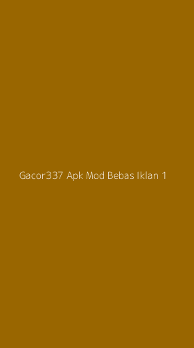 Tampilan Antarmuka Aplikasi Gacor337 Apk Mod Bebas Iklan - 1