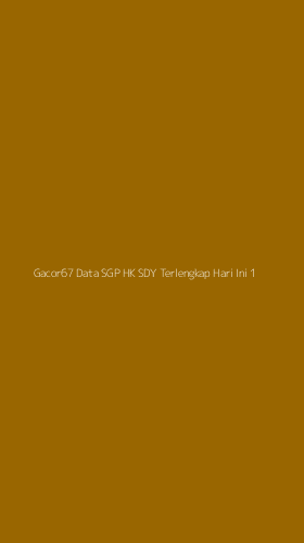 Tampilan Antarmuka Aplikasi Gacor67 Data Sgp Hk Sdy Terlengkap Hari Ini - 1