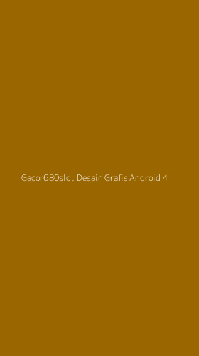 Tampilan Antarmuka Aplikasi Gacor680slot Desain Grafis Android - 4