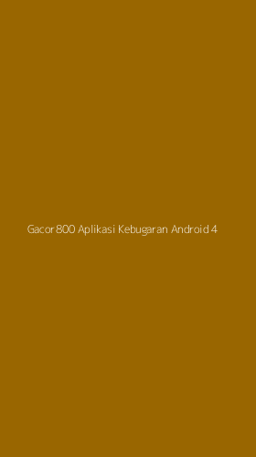 Tampilan Antarmuka Aplikasi Gacor800 Aplikasi Kebugaran Android - 4