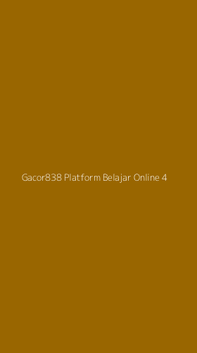 Tampilan Antarmuka Aplikasi Gacor838 Platform Belajar Online - 4