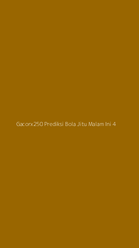 Tampilan Antarmuka Aplikasi Gacorx250 Prediksi Bola Jitu Malam Ini - 4