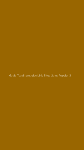 Tampilan Antarmuka Aplikasi Gadis Togel Kumpulan Link Situs Game Populer - 3