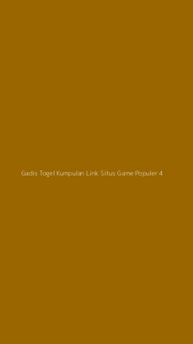 Tampilan Antarmuka Aplikasi Gadis Togel Kumpulan Link Situs Game Populer - 4
