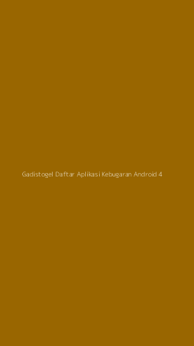 Tampilan Antarmuka Aplikasi Gadistogel Daftar Aplikasi Kebugaran Android - 4