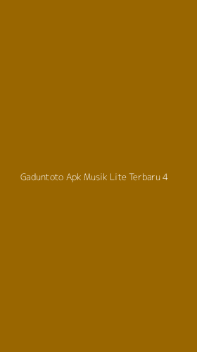 Tampilan Antarmuka Aplikasi Gaduntoto Apk Musik Lite Terbaru - 4