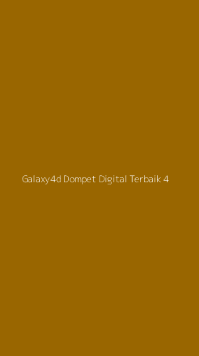 Tampilan Antarmuka Aplikasi Galaxy4d Dompet Digital Terbaik - 4