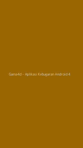 Tampilan Antarmuka Aplikasi Gama4d - Aplikasi Kebugaran Android - 4