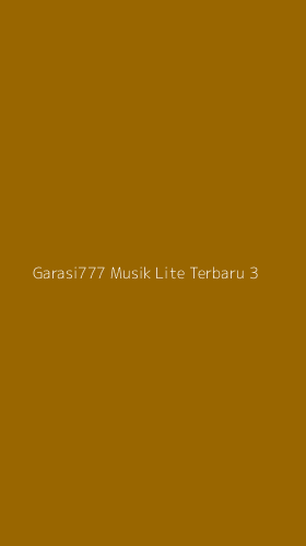 Tampilan Antarmuka Aplikasi Garasi777 Musik Lite Terbaru - 3