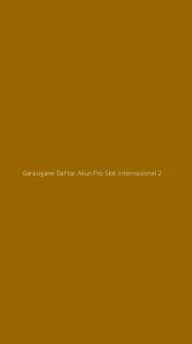 Tampilan Antarmuka Aplikasi Garasigame Daftar Akun Pro Slot Internasional - 2