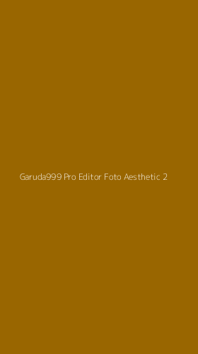 Tampilan Antarmuka Aplikasi Garuda999 Pro Editor Foto Aesthetic - 2
